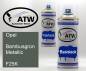 Preview: Opel, Bambusgrün Metallic, F25K: 400ml Sprühdose + 400ml Klarlack - Set, von ATW Autoteile West.